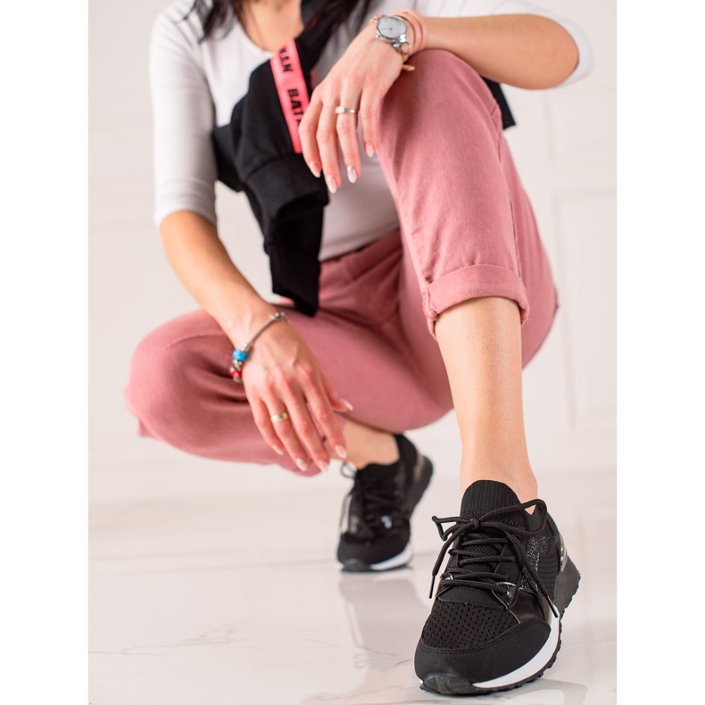 TRENDI Zapatos deportivos con estilo negro 1 TRENDI Zapatos deportivos con estilo negro 1