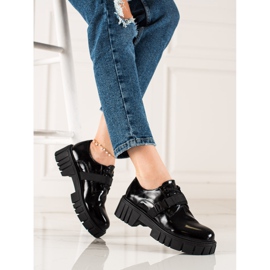 La.Fi Zapatos de plataforma con hebilla negro 1