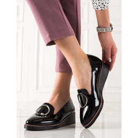 W. Potocki Zapatos lacados Potocki negro 2
