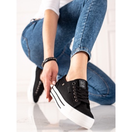 Zapatillas deportivas Big Star para mujer HH274056 negro 2