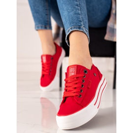 Zapatillas Big Star para mujer HH274053 rojo 3