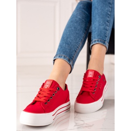 Zapatillas Big Star para mujer HH274053 rojo 4