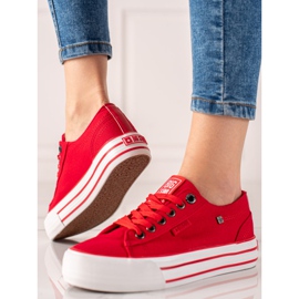 Zapatillas Big Star para mujer HH274053 rojo 2