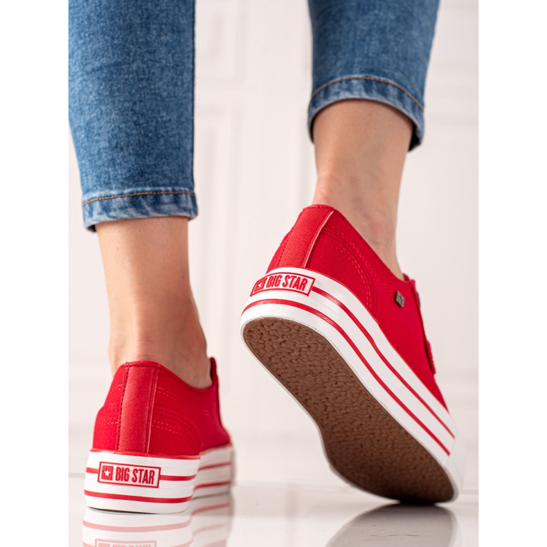 Zapatillas Big Star para mujer HH274053 rojo 1