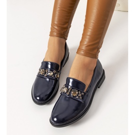 Mocasines azul marino de Shinn 1