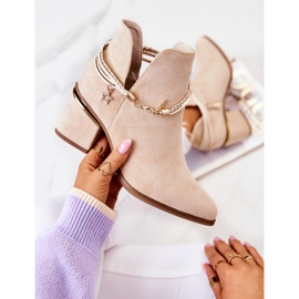 PS1 Botas Vaqueras De Ante Beige Con Rayas Inessa 1 PS1 Botas Vaqueras De Ante Beige Con Rayas Inessa 1