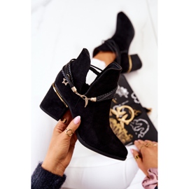 PS1 Botas Vaqueras De Ante Negro Con Rayas Inessa 1 PS1 Botas Vaqueras De Ante Negro Con Rayas Inessa 1