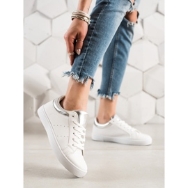 TRENDI Deportivas Blancas Con Ecopiel blanco 1 TRENDI Deportivas Blancas Con Ecopiel blanco 1