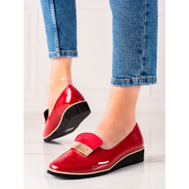 Goodin Zapatos ligeros con adorno rojo 1