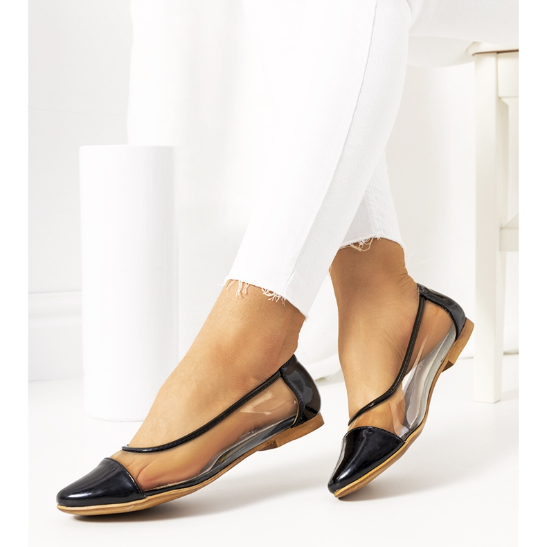 Bailarinas Pastella negras transparentes negro 1