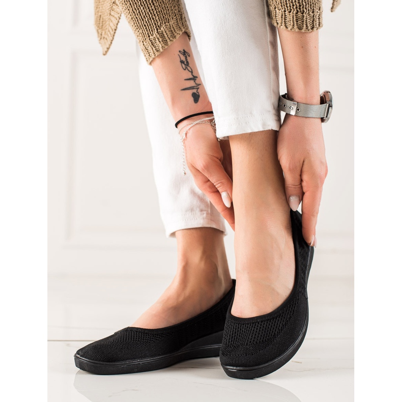 Evento Cómodas bailarinas negras negro 2