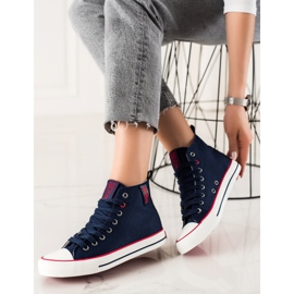 Zapatillas altas Big Star JJ274125 azul marino 3