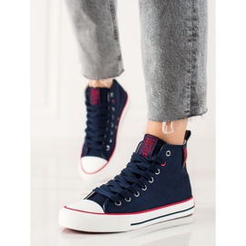 Zapatillas altas Big Star JJ274125 azul marino 1