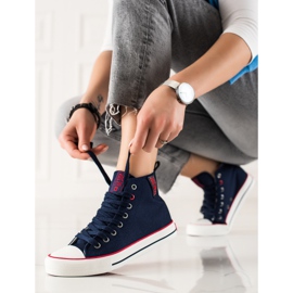 Zapatillas altas Big Star JJ274125 azul marino 4