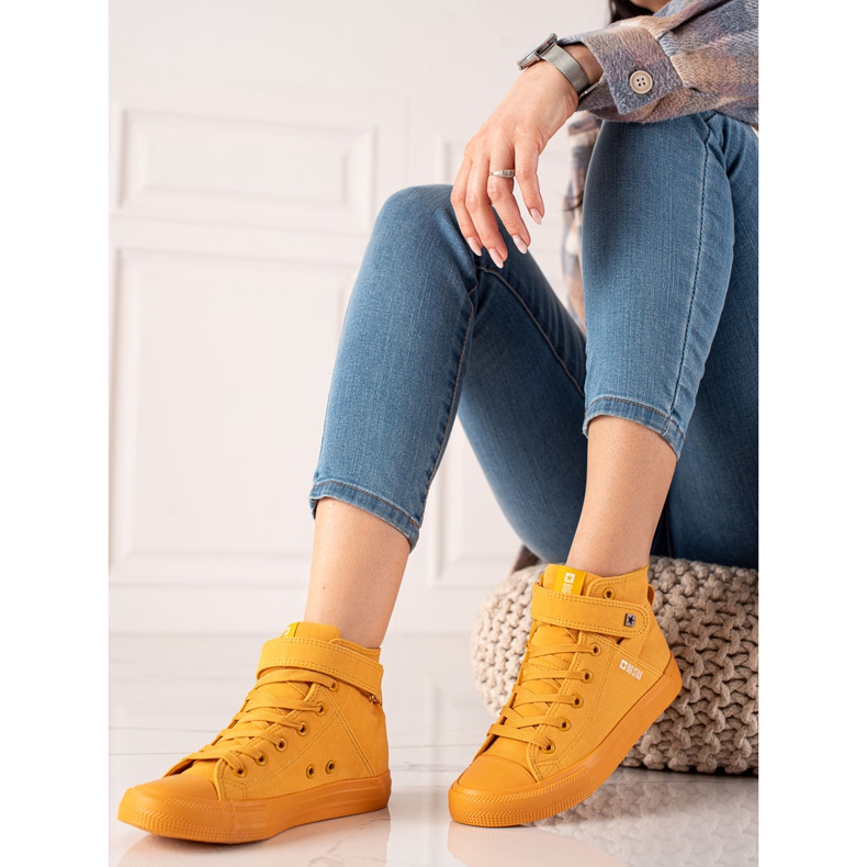 Zapatillas Altas Big Star FF274581 amarillo 2