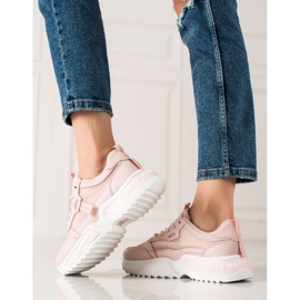 TRENDI Zapatillas Rosadas De Moda rosado 4