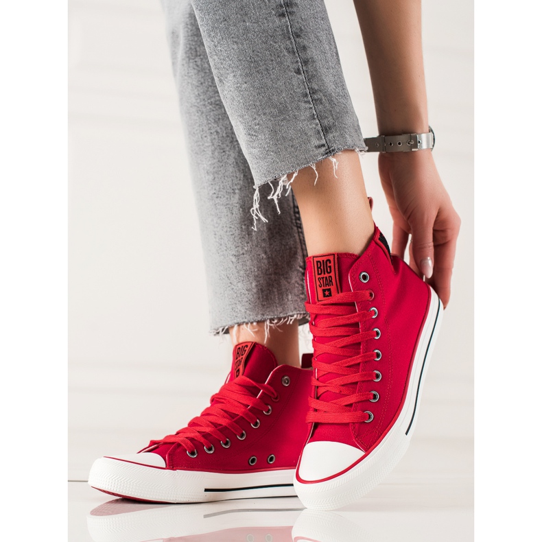 Zapatillas altas Big Star JJ274128 rojo 1