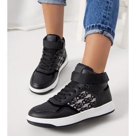 PA1 Deportivas Kansas de mujer negras negro 1