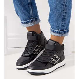 PA1 Deportivas Kansas de mujer negras negro 2