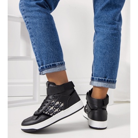 PA1 Deportivas Kansas de mujer negras negro 3