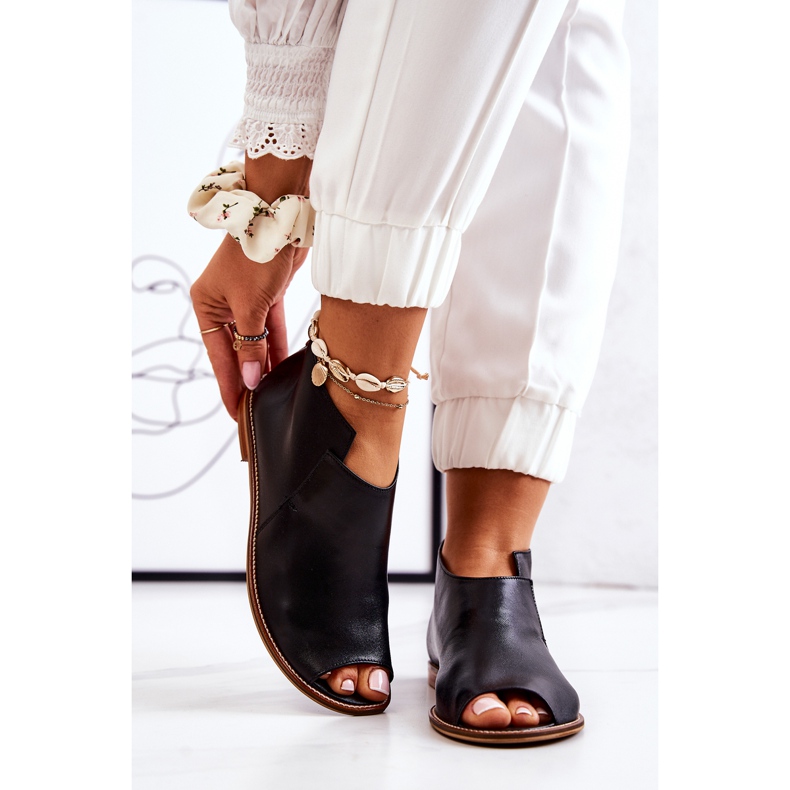 Botas De Piel Tacón Alto Laura Messi Negro 2324 2