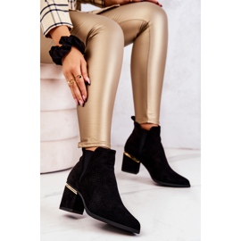 PS1 Botas cowboy caladas de ante negro Helloni 4