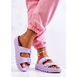 PS1 Zapatillas De Goma En La Plataforma Westie Púrpura violeta 3