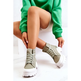 PS1 Botas atadas verdes Faithfull 6