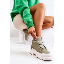 PS1 Botas atadas verdes Faithfull 7