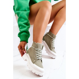 PS1 Botas atadas verdes Faithfull 5