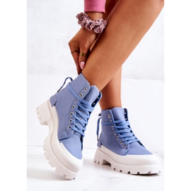 PS1 Botas atadas azules Faithfull 3