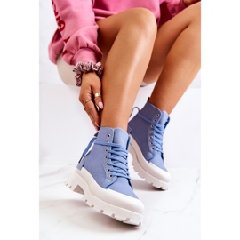 PS1 Botas atadas azules Faithfull 4