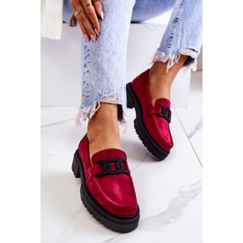 PL5 Mocasines De Ante Con Decoración La.Fi Fucsia Laurene rosado 5