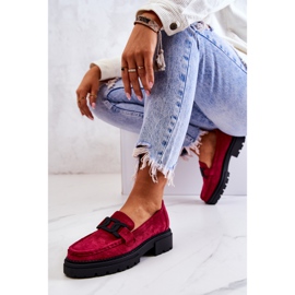 PL5 Mocasines De Ante Con Decoración La.Fi Fucsia Laurene rosado 7