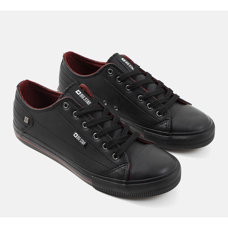 Sneakers de hombre Big Star negras DD174259 negro 1