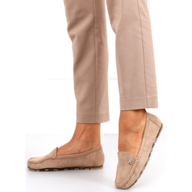Mocasines de mujer Sekue Kaki beige 1