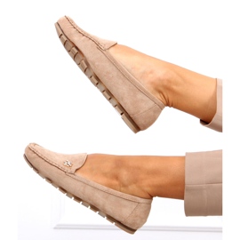 Mocasines de mujer Sekue Kaki beige 4
