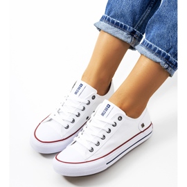Zapatillas Big Star clásicas blancas Elise blanco 1
