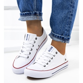 Zapatillas Big Star clásicas blancas Elise blanco 3