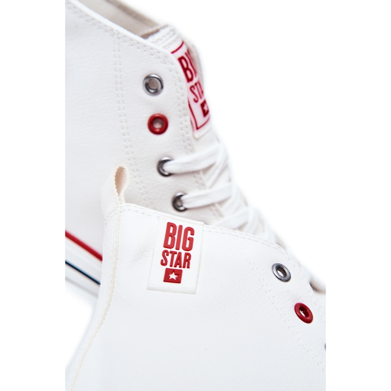 Sneakers Hombre Altas en Piel Big Star JJ174071 Blanco 1