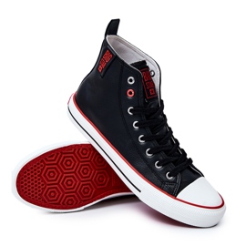 Sneakers Hombre Altas en Piel Big Star JJ174070 Negro 3