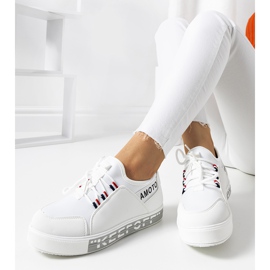 Sneakers mujer Burges blancas blanco 3