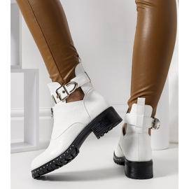 Botas blancas con recortes de Hays blanco 2