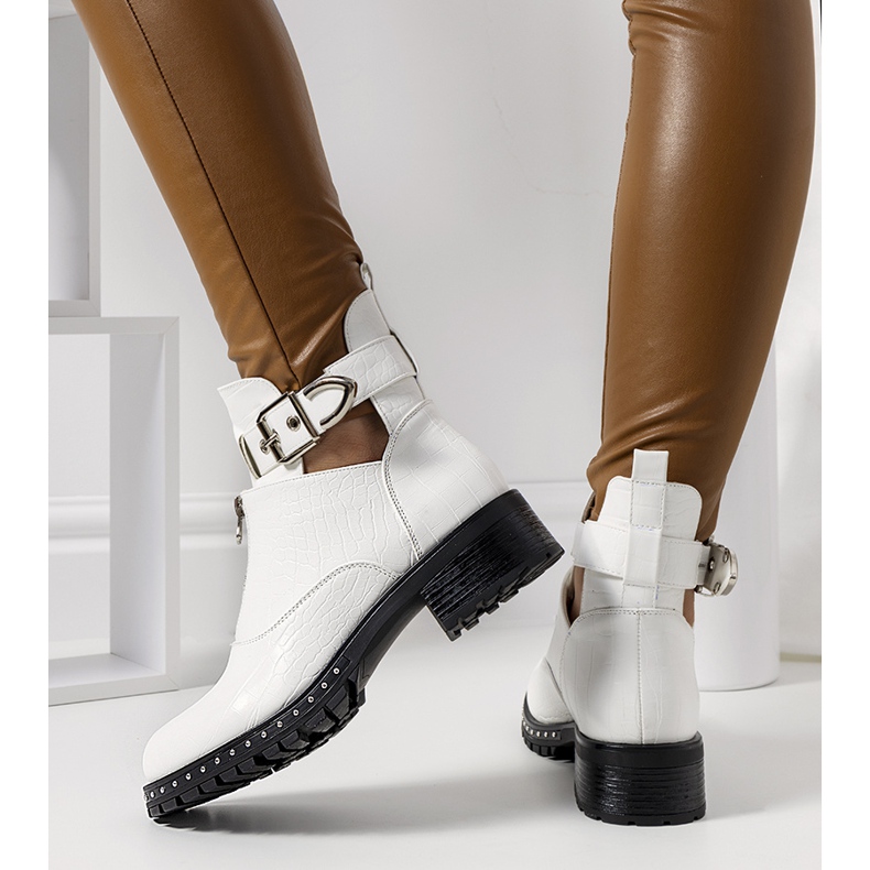 Botas blancas con recortes de Hays blanco 2
