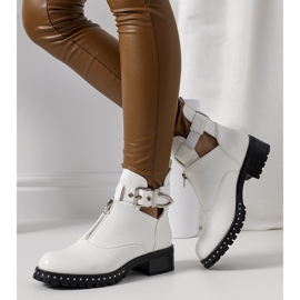 Botas blancas con recortes de Hays blanco 1