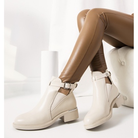 Botas beige para mujer Fern 1