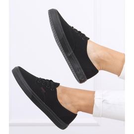 Zapatillas deportivas de mujer Sten All Black negro 5