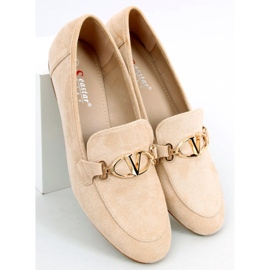 Mocasines mujer Freda Beige 3