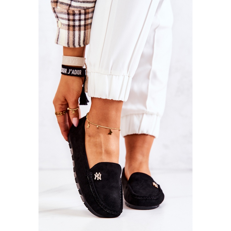 PS1 Mocasines de ante negros para mujer Madelyn 2