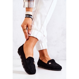 PS1 Mocasines de ante negros para mujer Madelyn 3